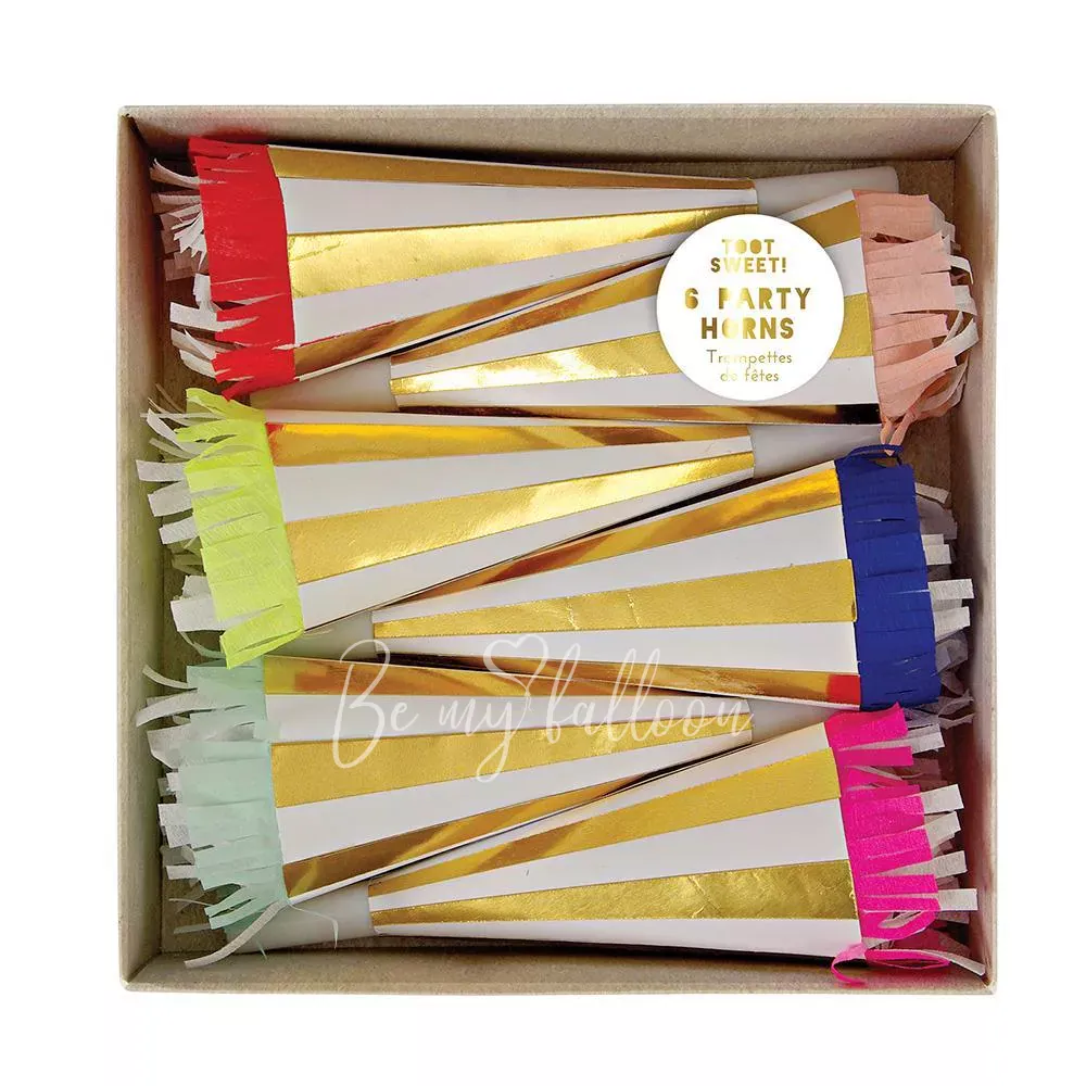Multicolor Party Horns