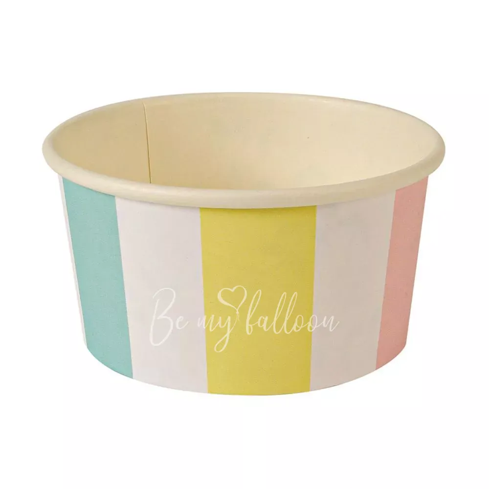 Полосатые стаканчики для мороженого/конфет