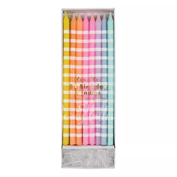 Свечи вечеринка пастель