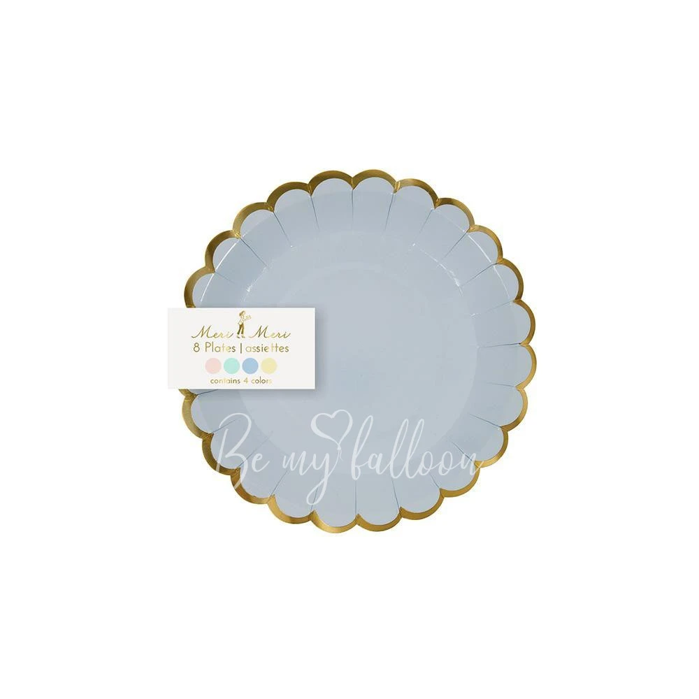 Pastel Canape Plates