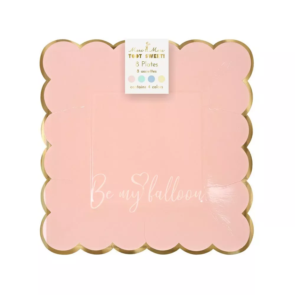 Assorted Pastel Plates (small)