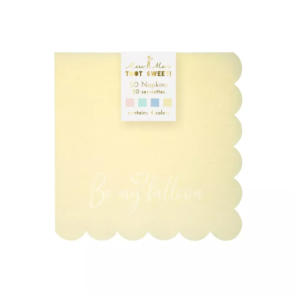 Assorted Pastel Napkins (small)