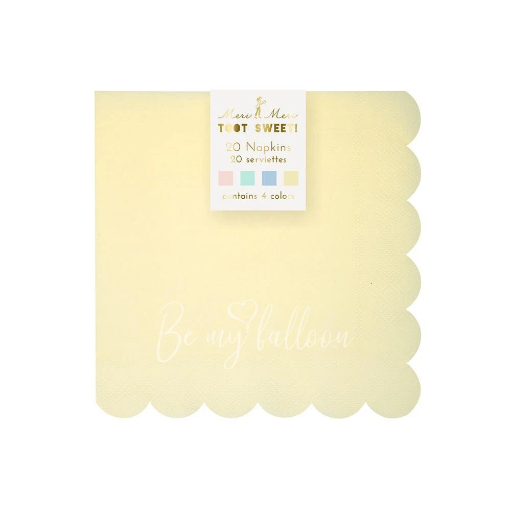 Assorted Pastel Napkins (small)