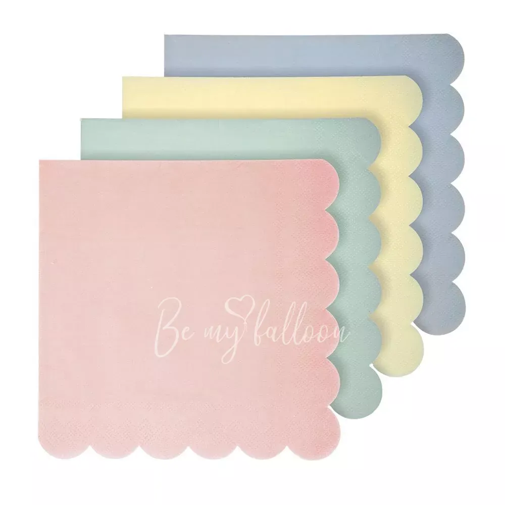 Assorted Pastel Napkins (large)