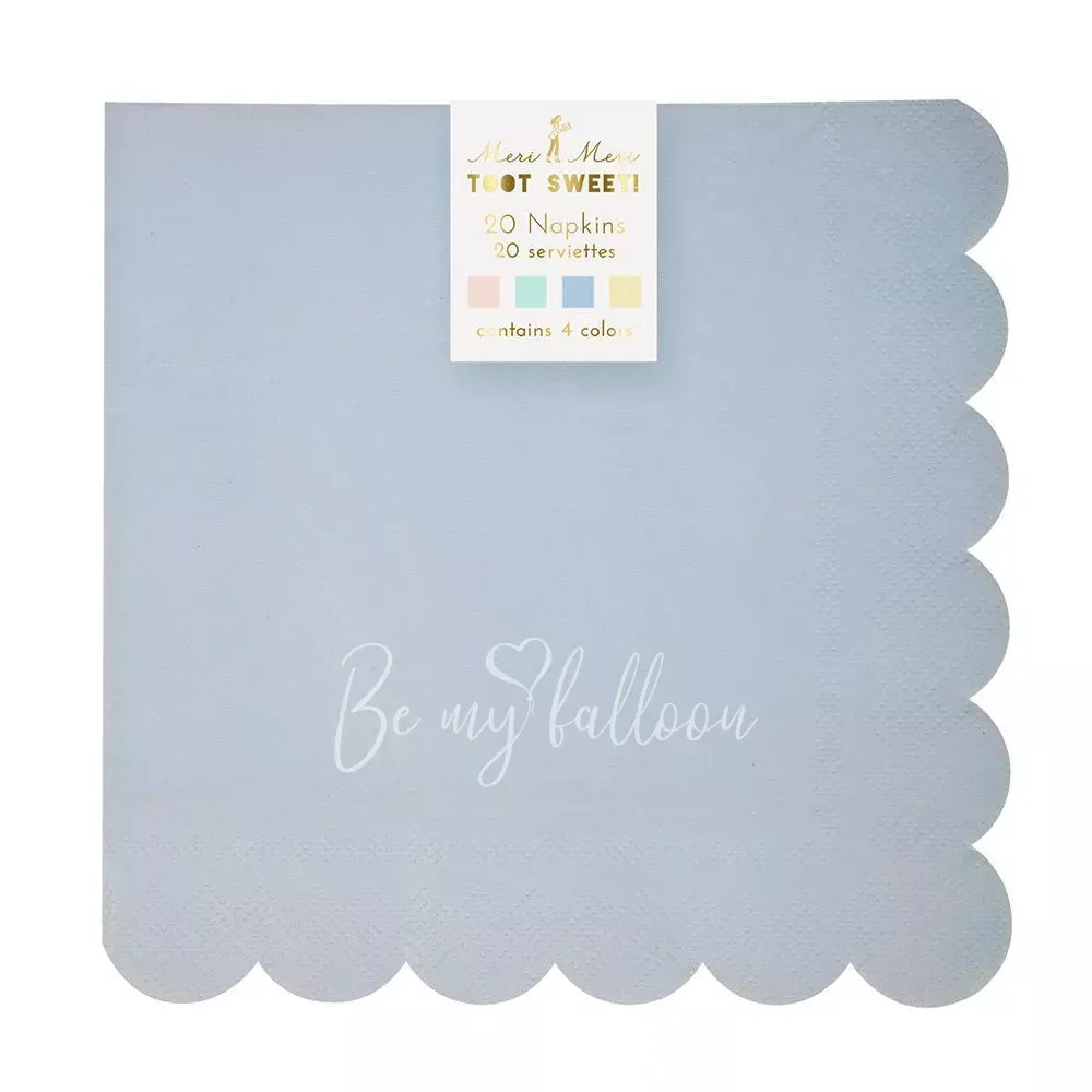 Assorted Pastel Napkins (large)