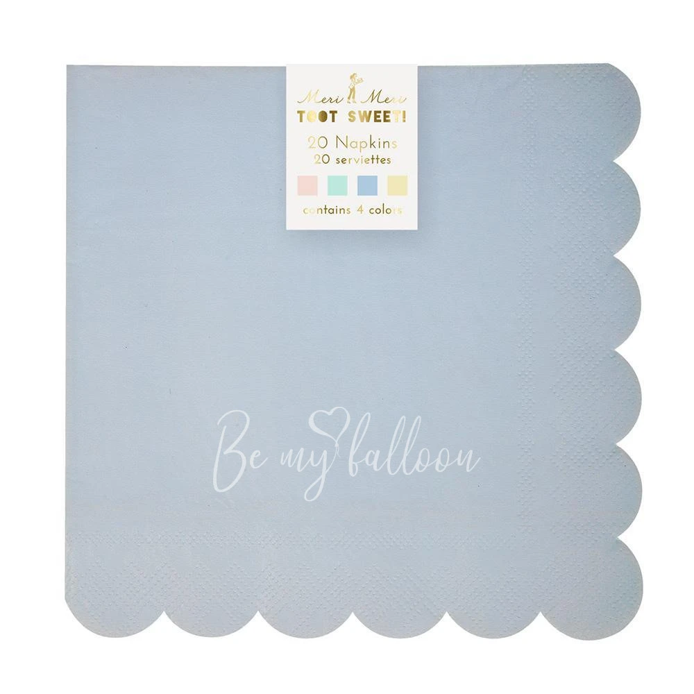 Assorted Pastel Napkins (large)