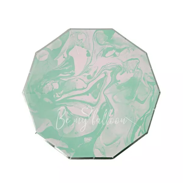 Mint Marble Plates (small)