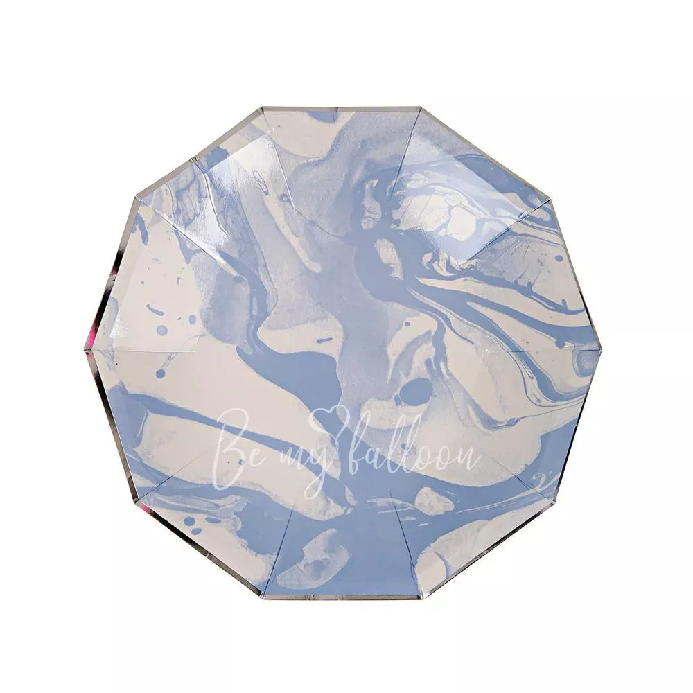 Тарелки для вечеринки Blue Marble (маленькие)