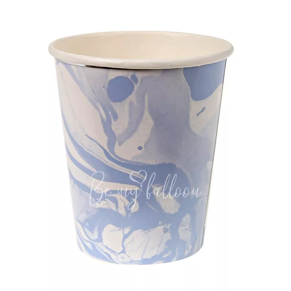 Blue Marble Cups