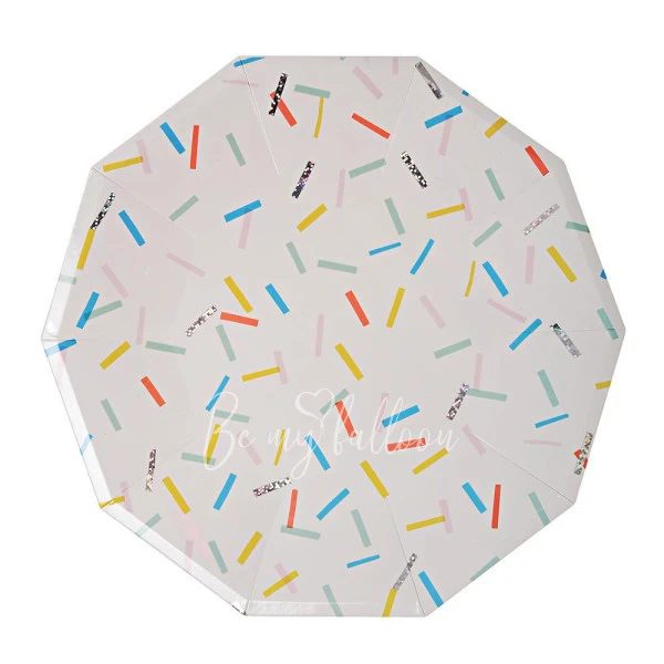 Sprinkles Plates (large)