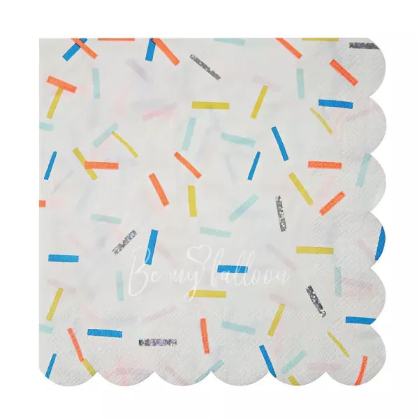 Салфетки для вечеринки Посыпка (большие)