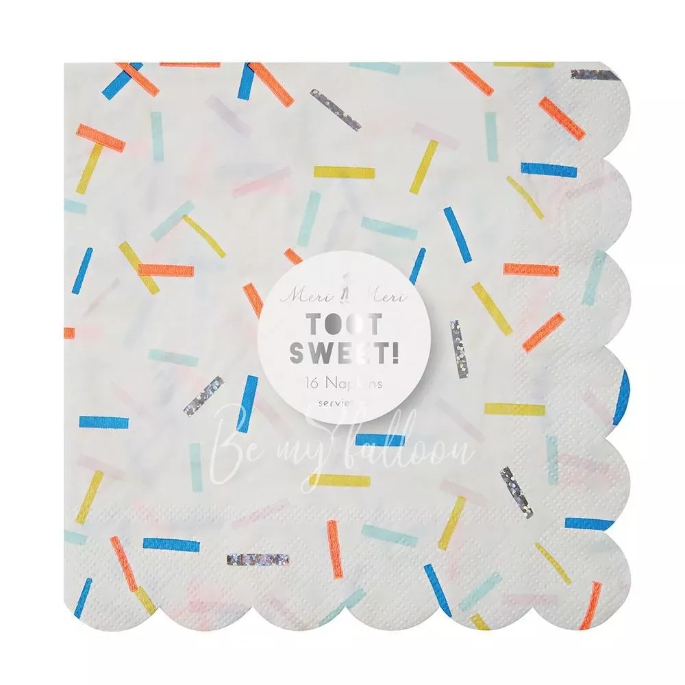 Салфетки для вечеринки Посыпка (большие)