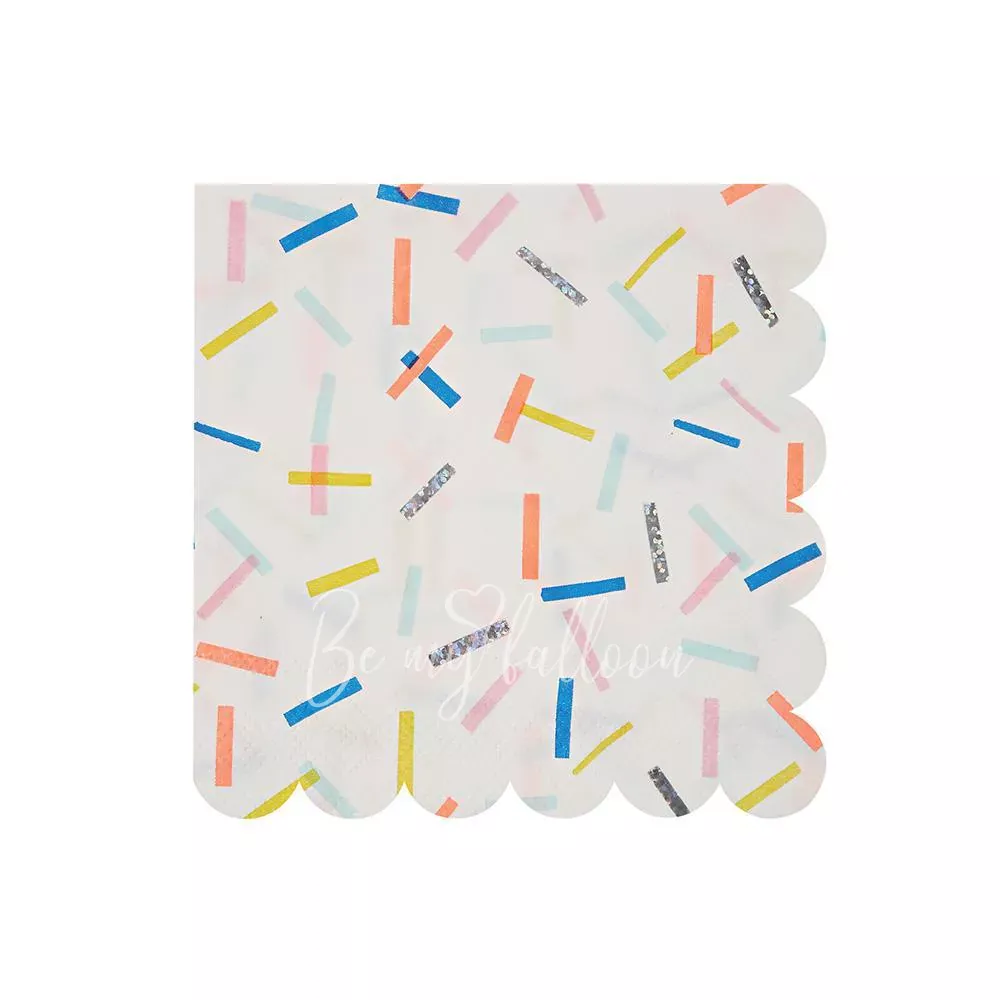 Салфетки для вечеринки Посыпка (маленькие)