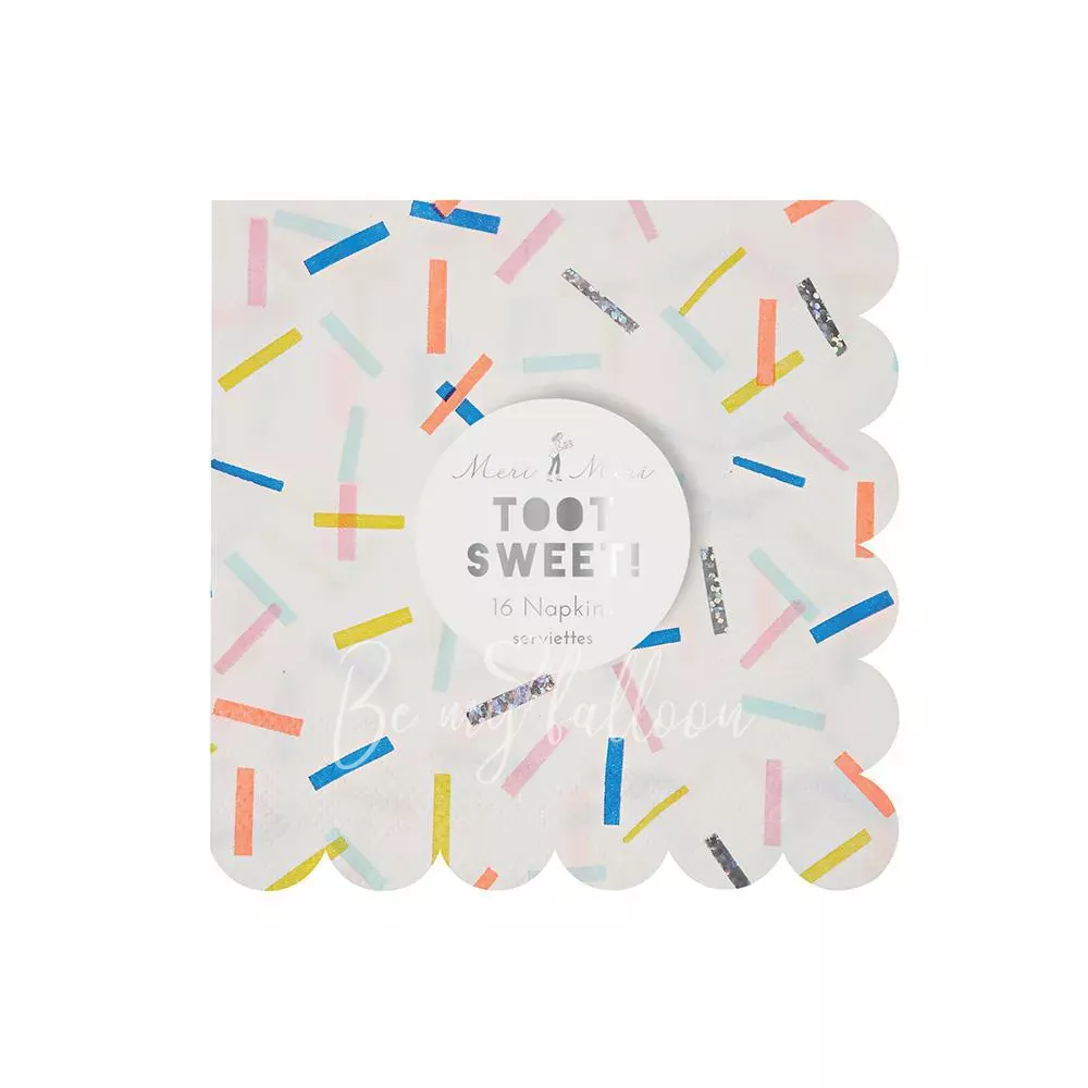 Салфетки для вечеринки Посыпка (маленькие)