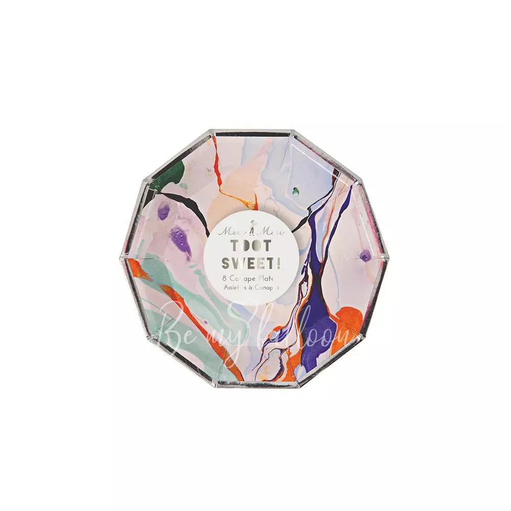 Marble Canape Plates