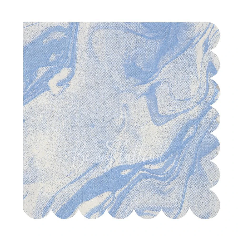 Blue Marble Napkins (large)