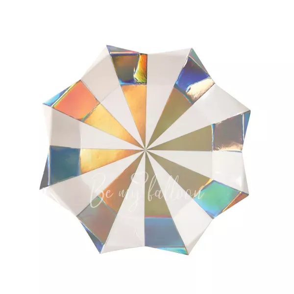 Silver Starburst Plates (small)