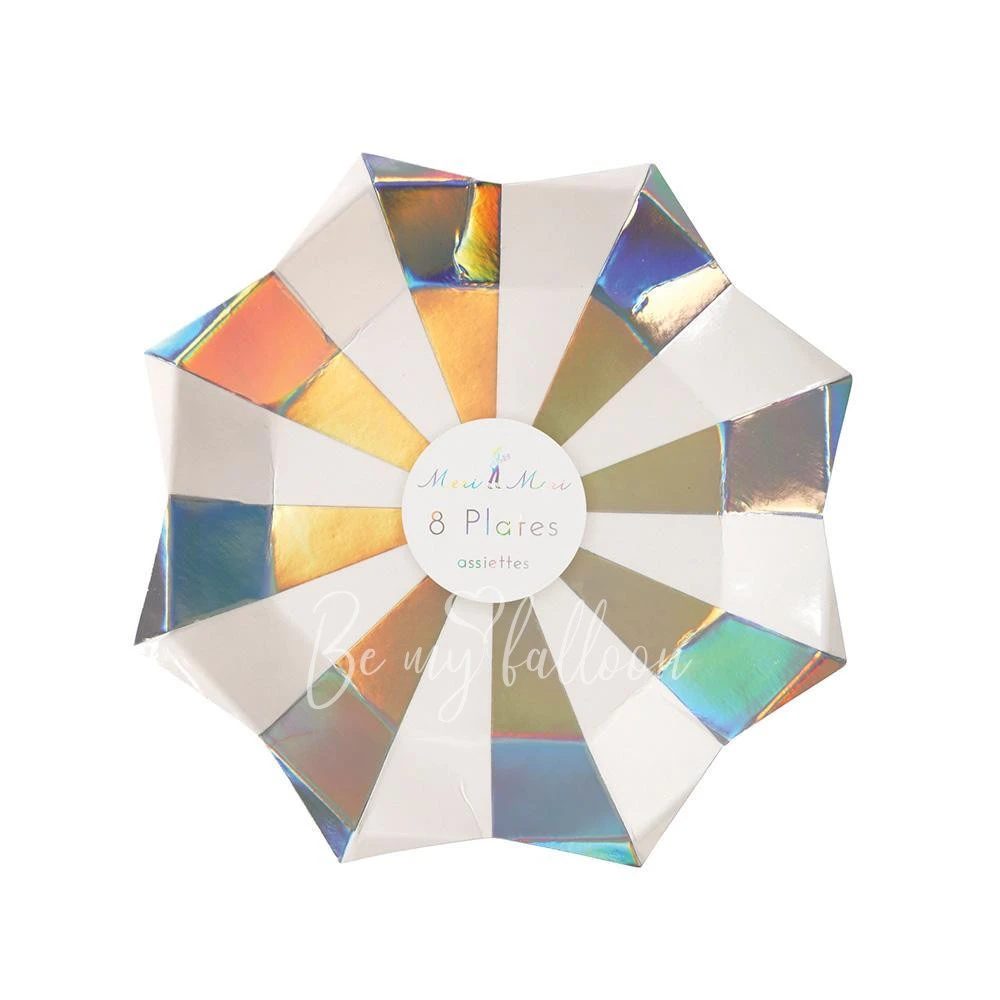 Silver Starburst Plates (small)