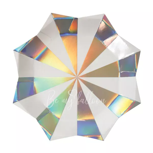 Silver Starburst Plates (large)