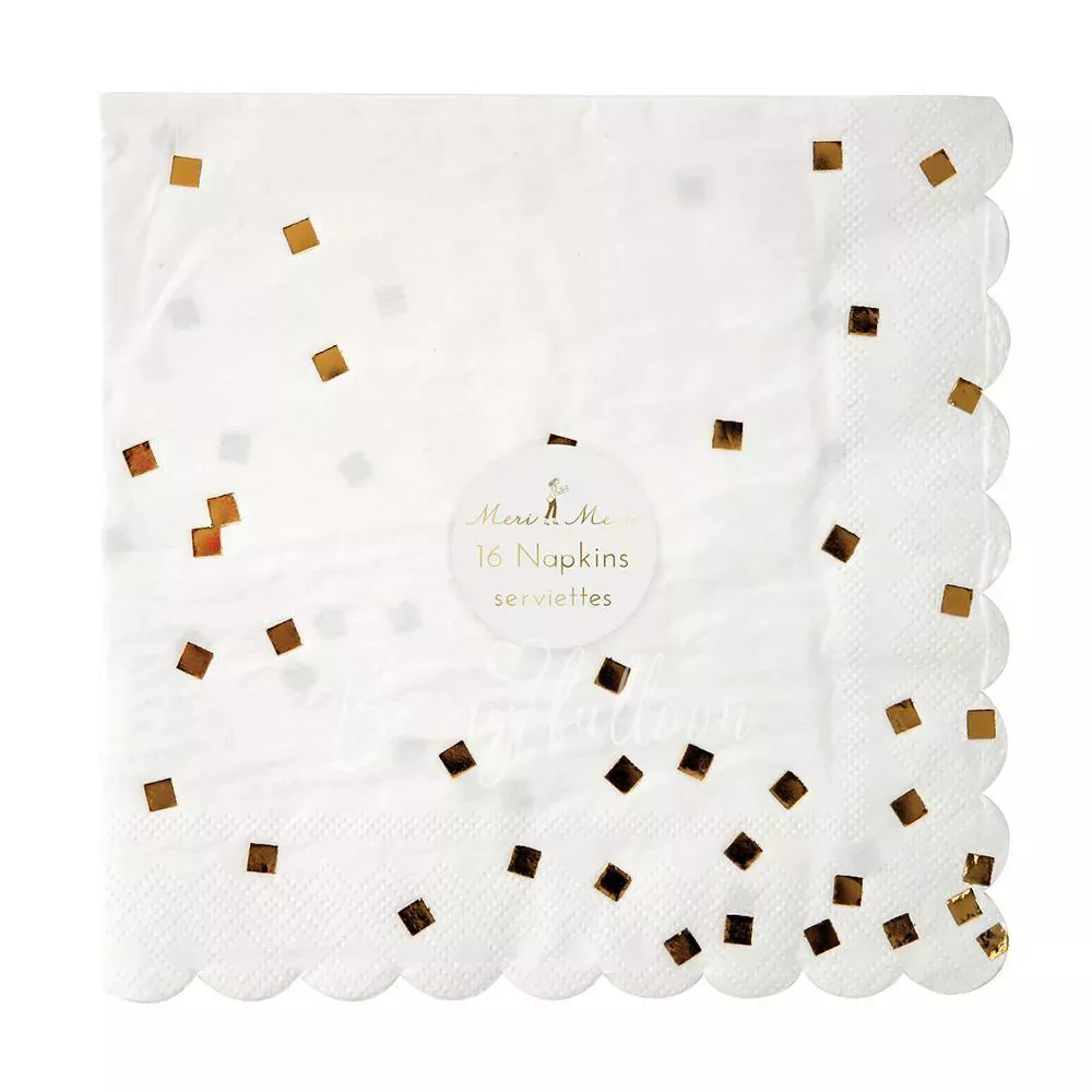 Gold Foil Napkins (large)