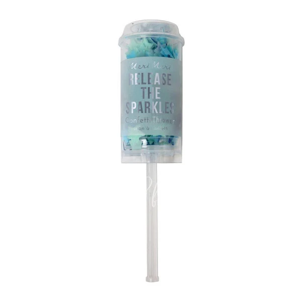 Blue Confetti Popper