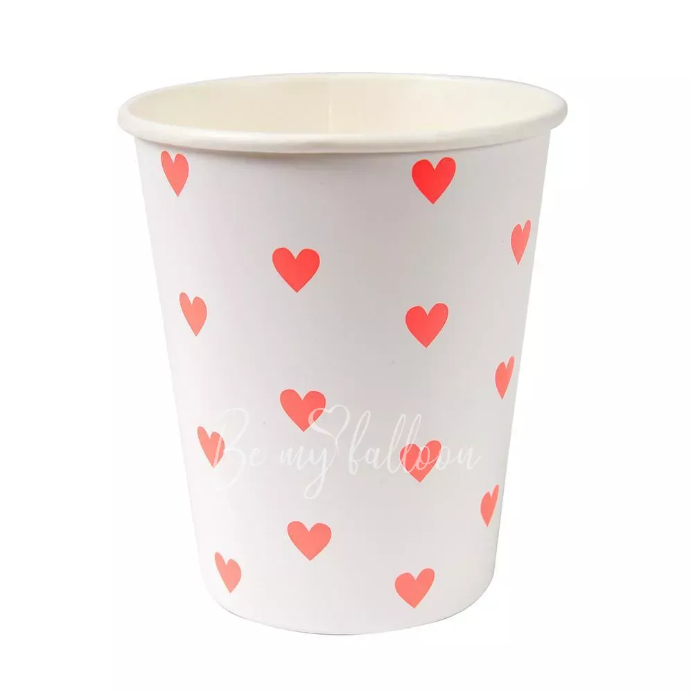 Coral Hearts Cups