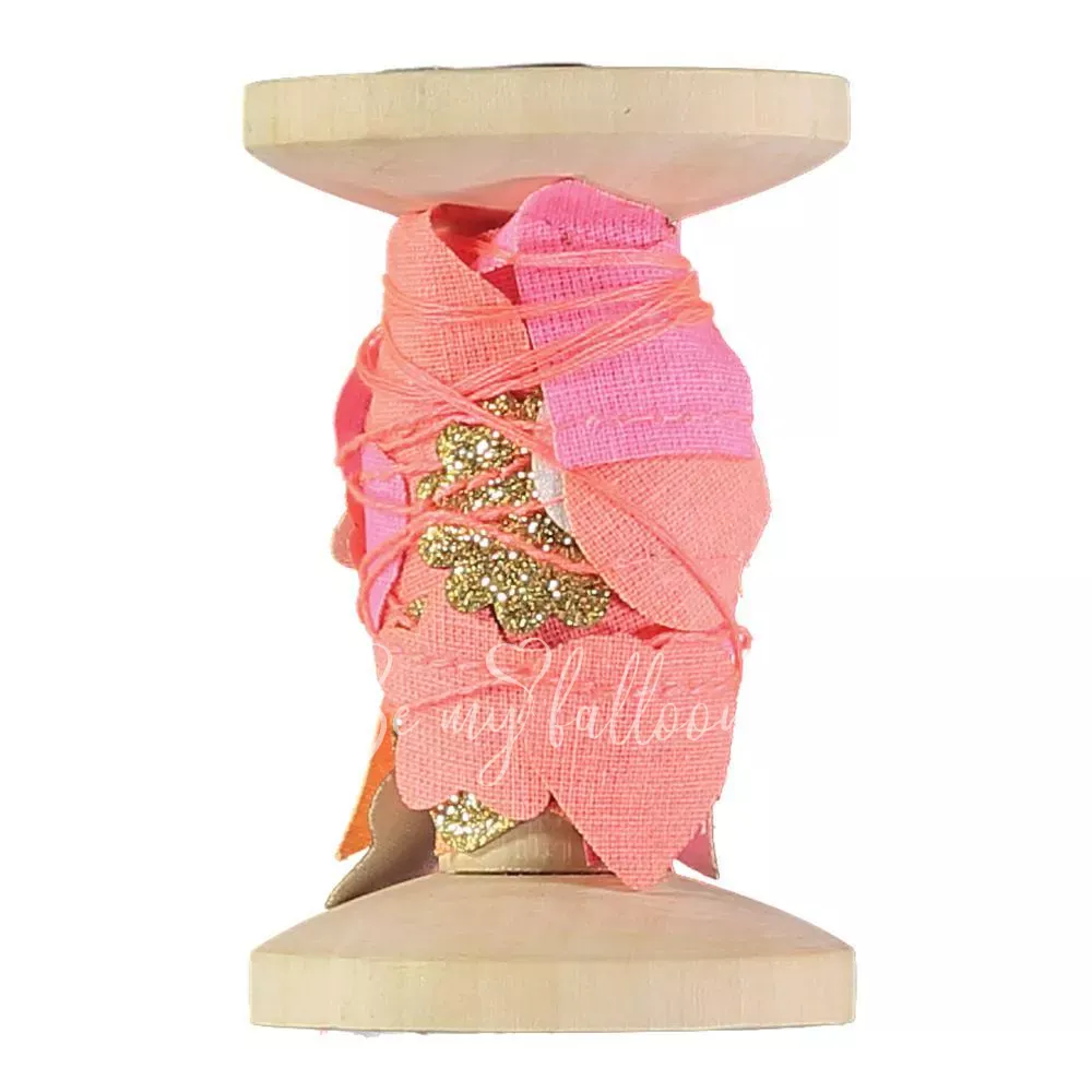Pink Garland On A Spool