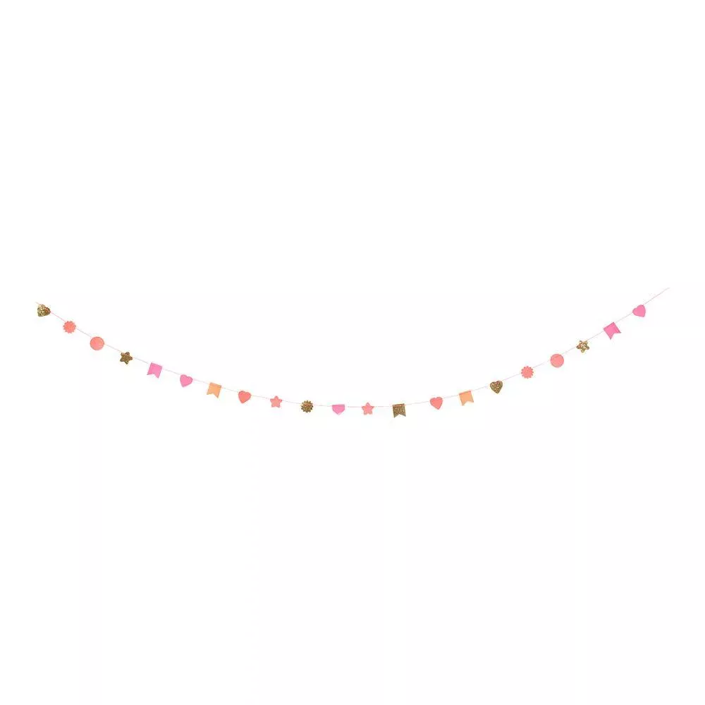Pink Garland On A Spool