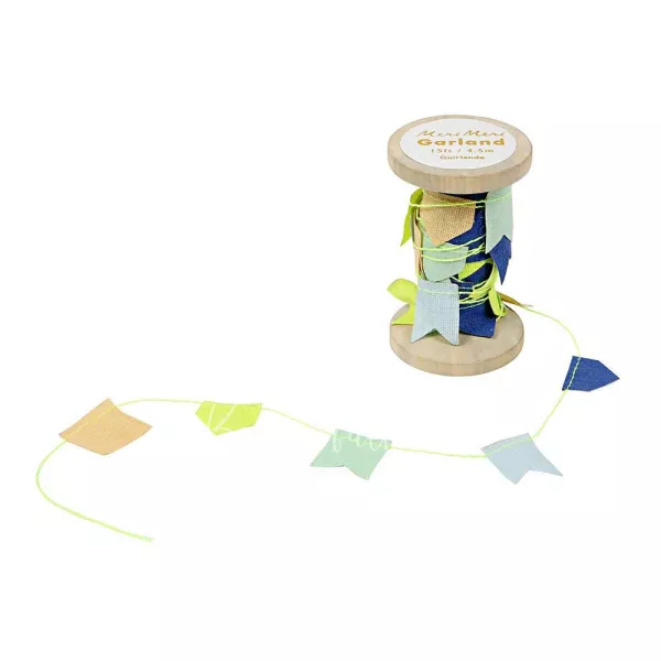 Голубая Гирлянда на Катушке