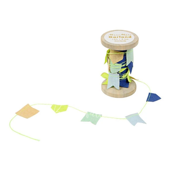 Blue Garland On A Spool