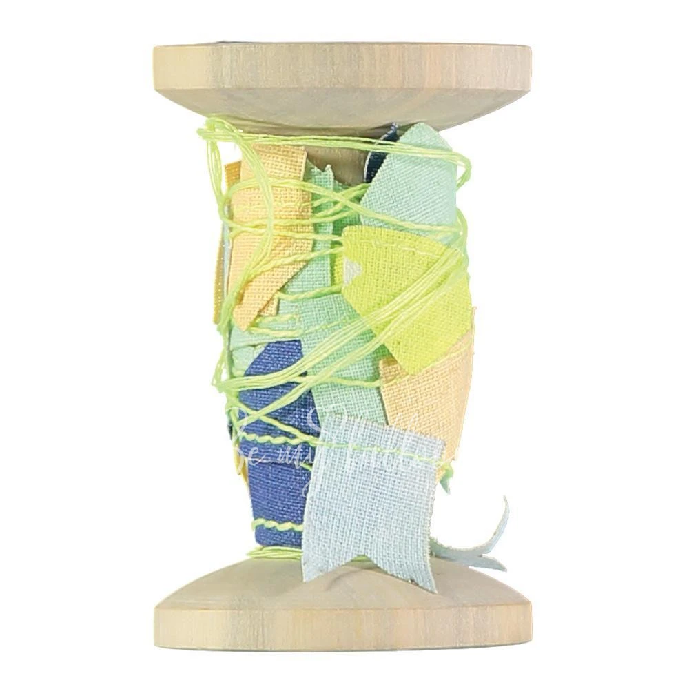 Blue Garland On A Spool
