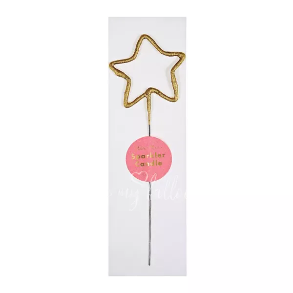 Золотая свеча-бенгальская звезда