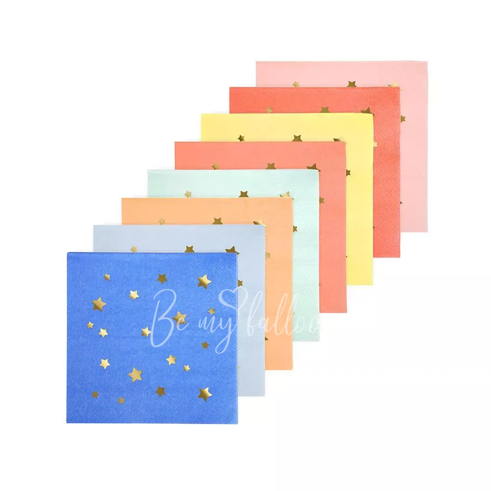 Салфетки для вечеринки Jazzy Star (маленькие)