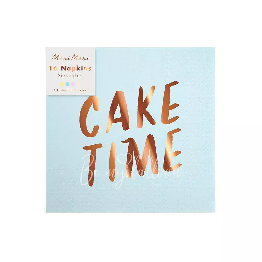 Салфетки для вечеринки Typographic (маленькие)