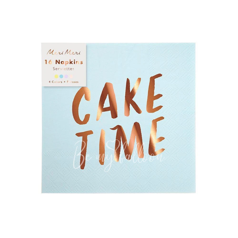 Салфетки для вечеринки Typographic (маленькие)