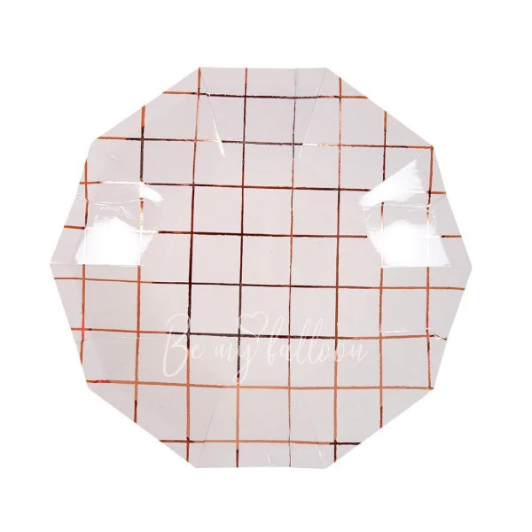 Rose Gold Grid Plates (small)