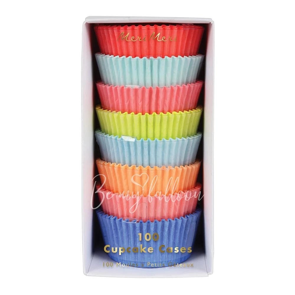 Neon Cupcake Cases