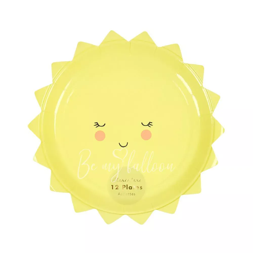 Тарелки для вечеринки Солнце (маленькие)