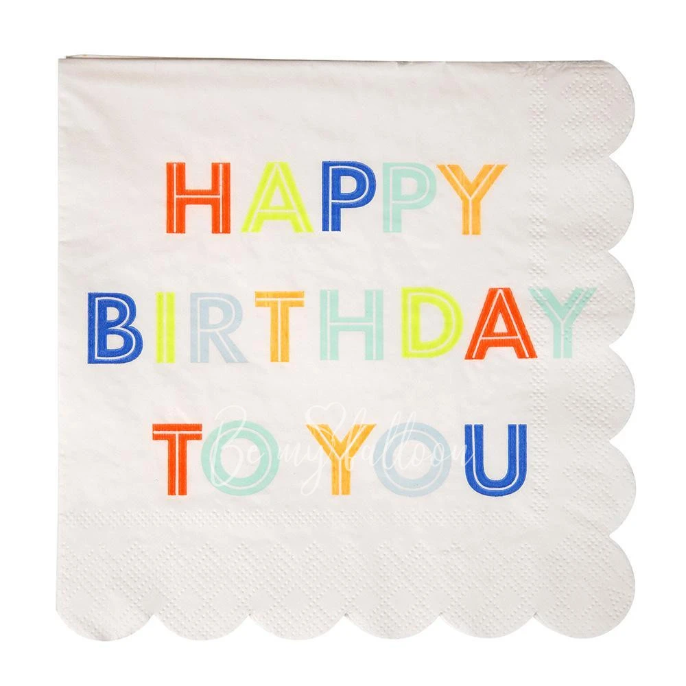 Happy Birthday to You Napkins (large)