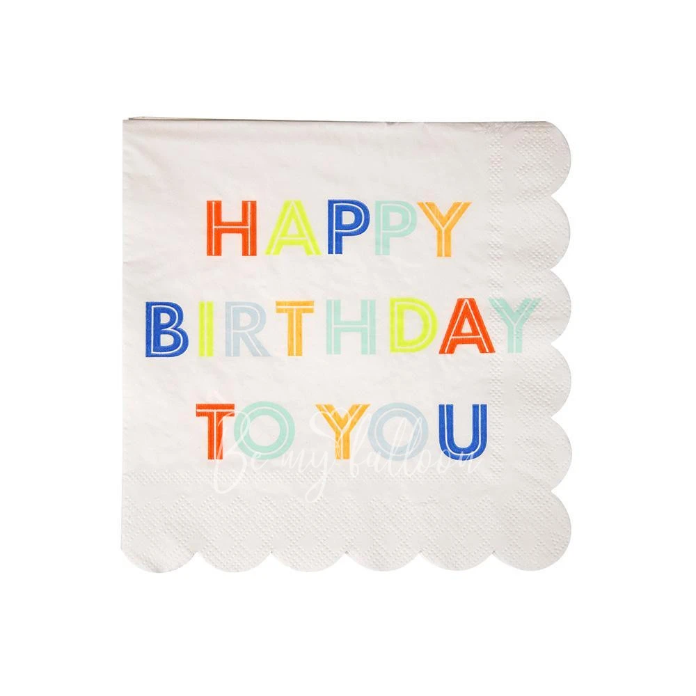 Happy Birthday to You Napkins (small)