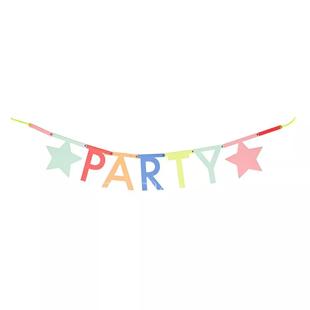 Multicolor Letter Garland Kit