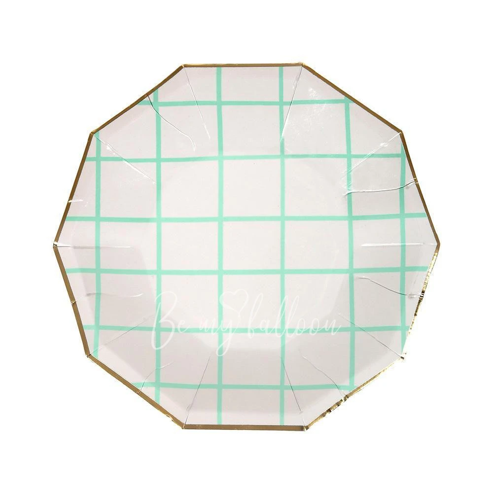 Mint Grid Plates (small)
