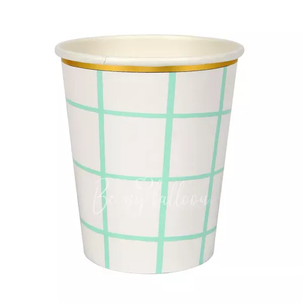 Mint Grid Cups