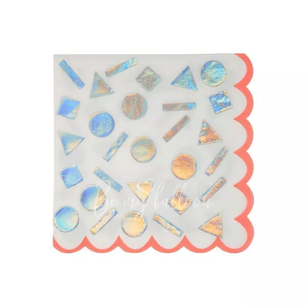 Салфетки для вечеринки Rainbow Confetti (маленькие)