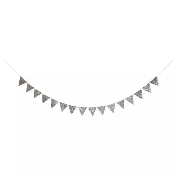 Glitter Flag Garland