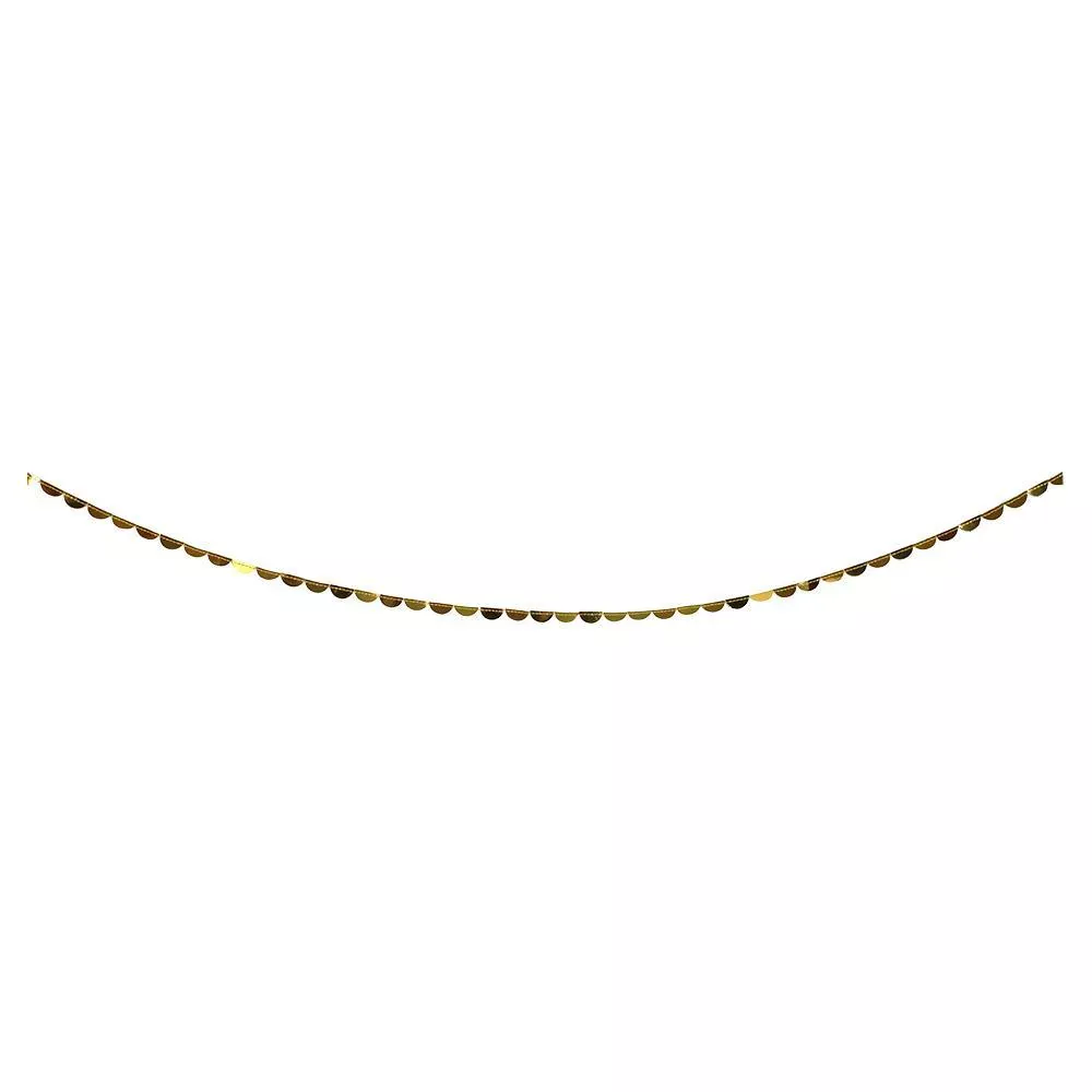 Gold Scallop Garland Spool
