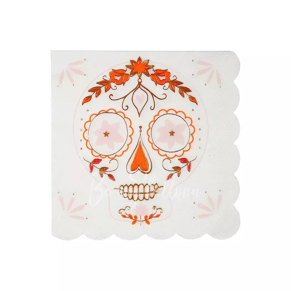 Салфетки для вечеринки Sugar Skull 