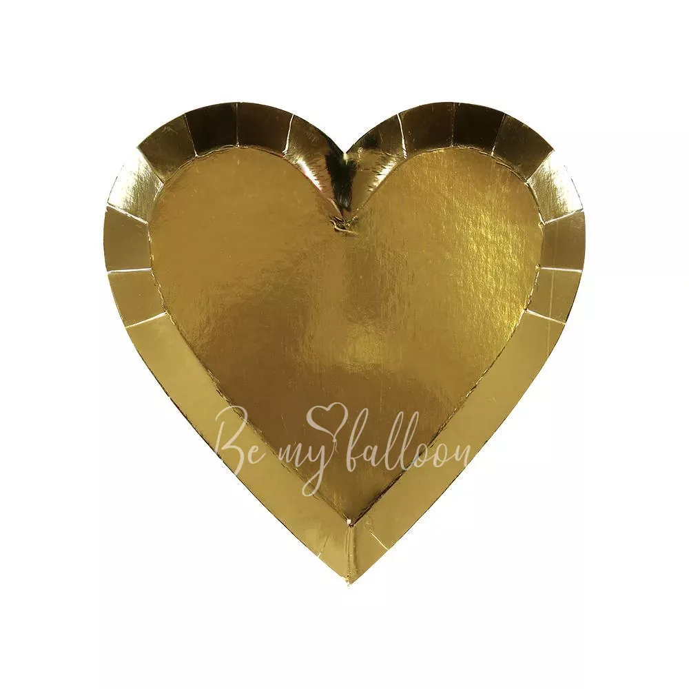 Gold Heart Plates (small)