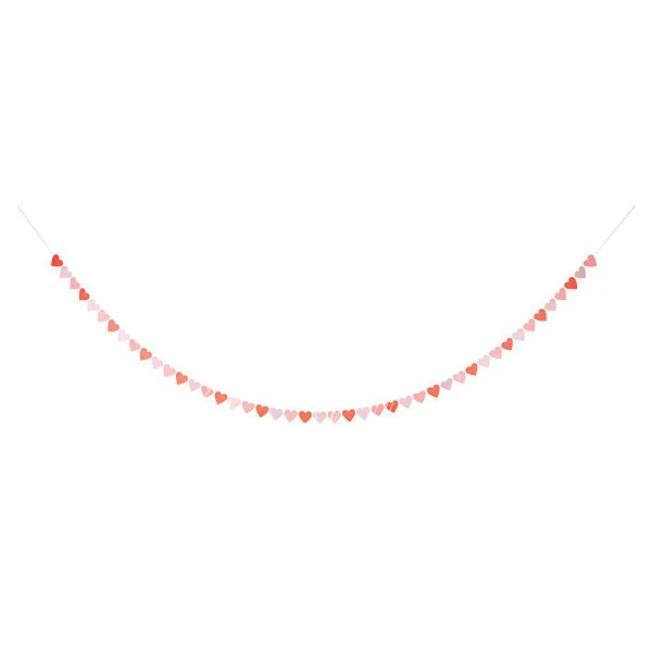 Tissue Hearts Garland