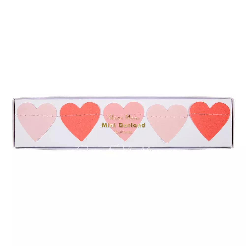 Tissue Hearts Garland